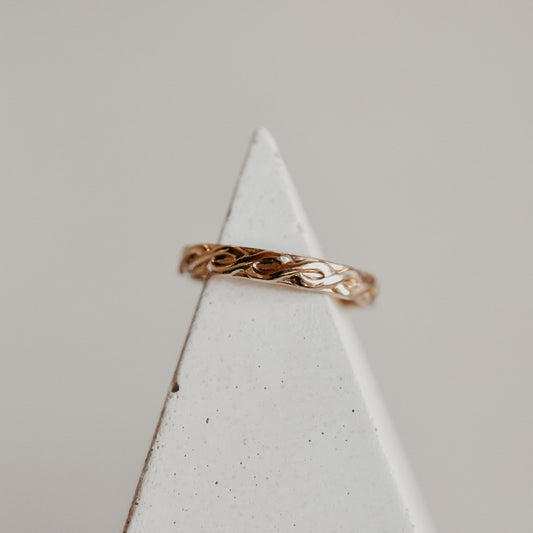 Twisted Texture Band - Quad Espresso Jewelry