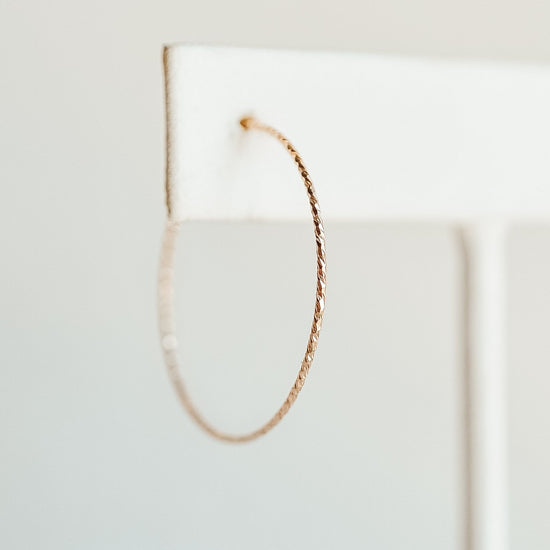 Sparkle Hoops 1" - Quad Espresso Jewelry