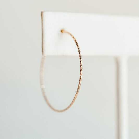 Sparkle Hoops 1" - Quad Espresso Jewelry