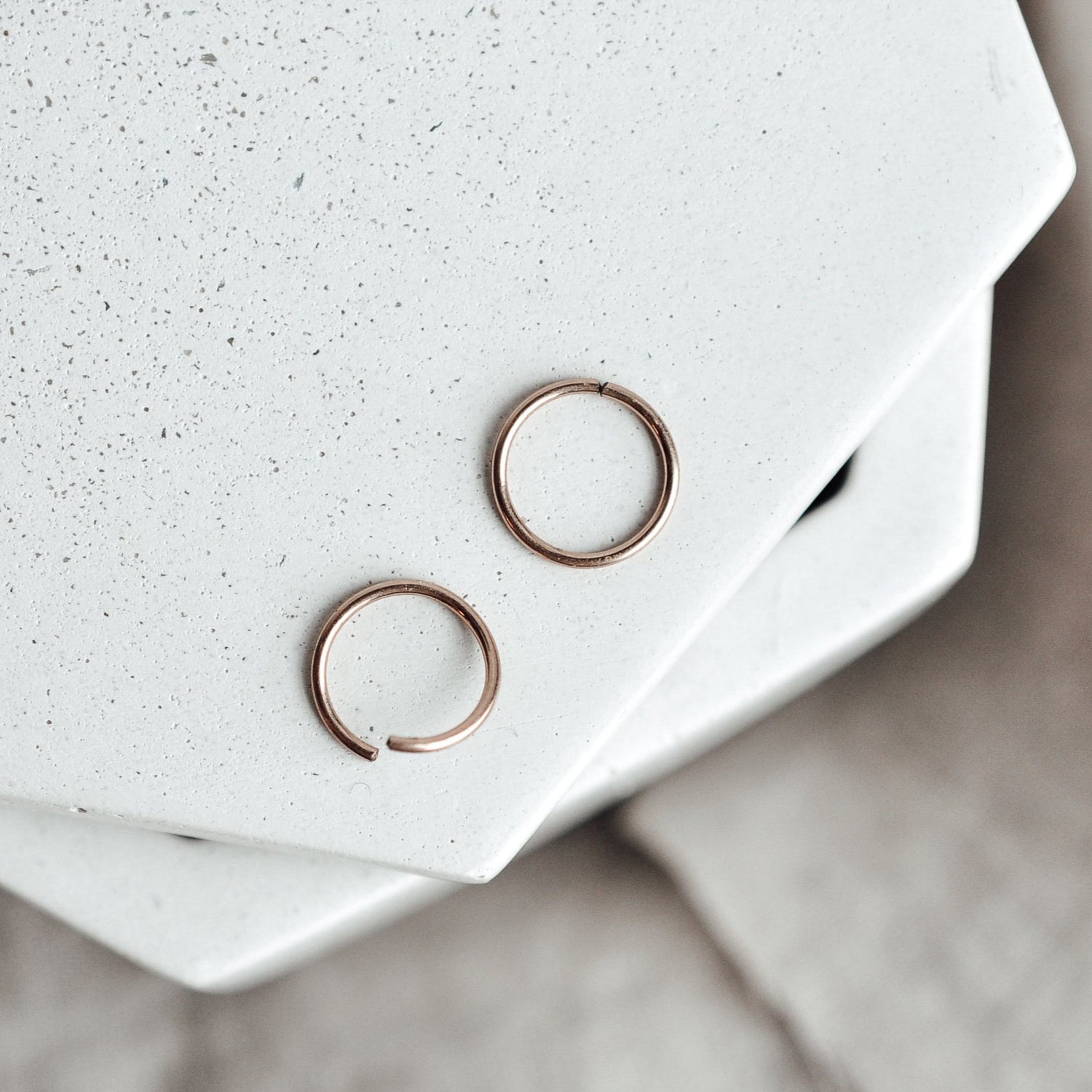 Seamless Hoops - Quad Espresso Jewelry