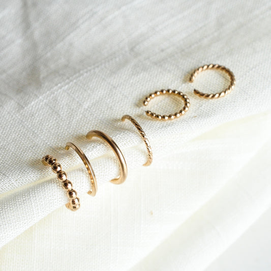 Ear Cuffs - Quad Espresso Jewelry