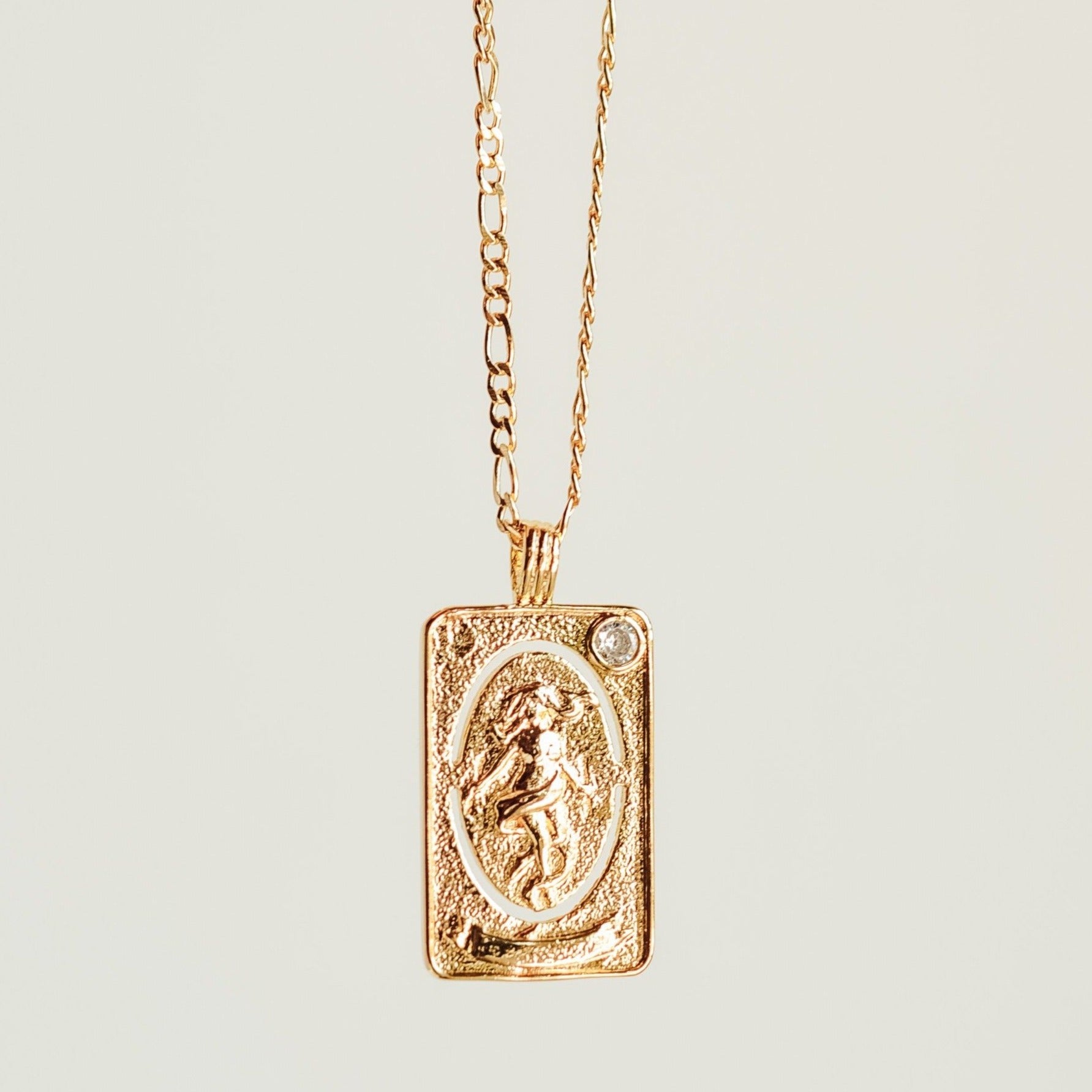 World Tarot Charm Necklace - Quad Espresso Jewelry