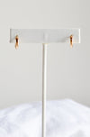 Tiny Huggie Hoops - Quad Espresso Jewelry