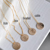 Colored Heart Charm Necklace - Quad Espresso Jewelry