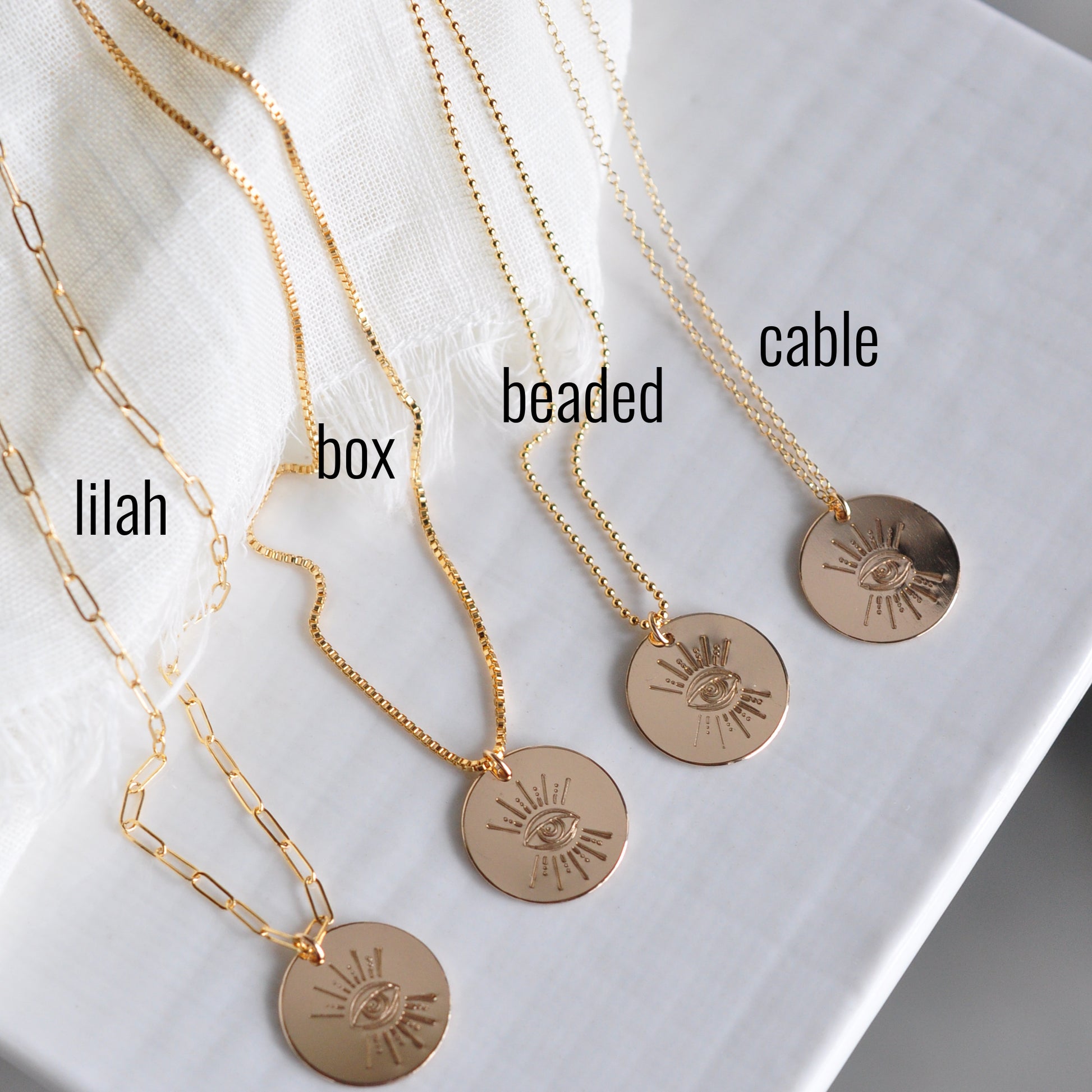 Colored Heart Charm Necklace - Quad Espresso Jewelry