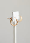 Tiny Huggie Hoops - Quad Espresso Jewelry