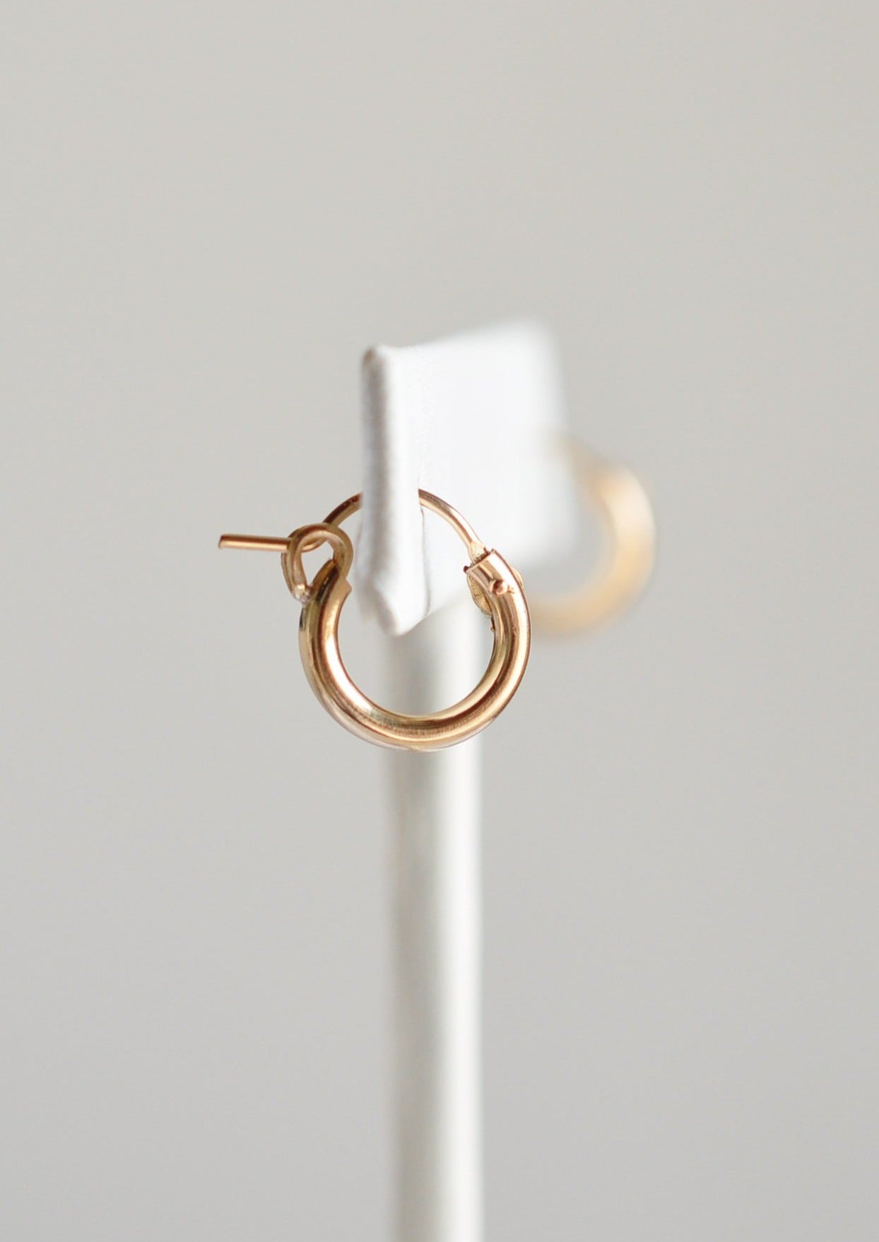 Tiny Huggie Hoops - Quad Espresso Jewelry