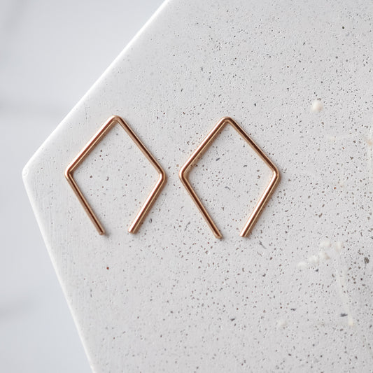 Mini Diamond Sliders - Quad Espresso Jewelry