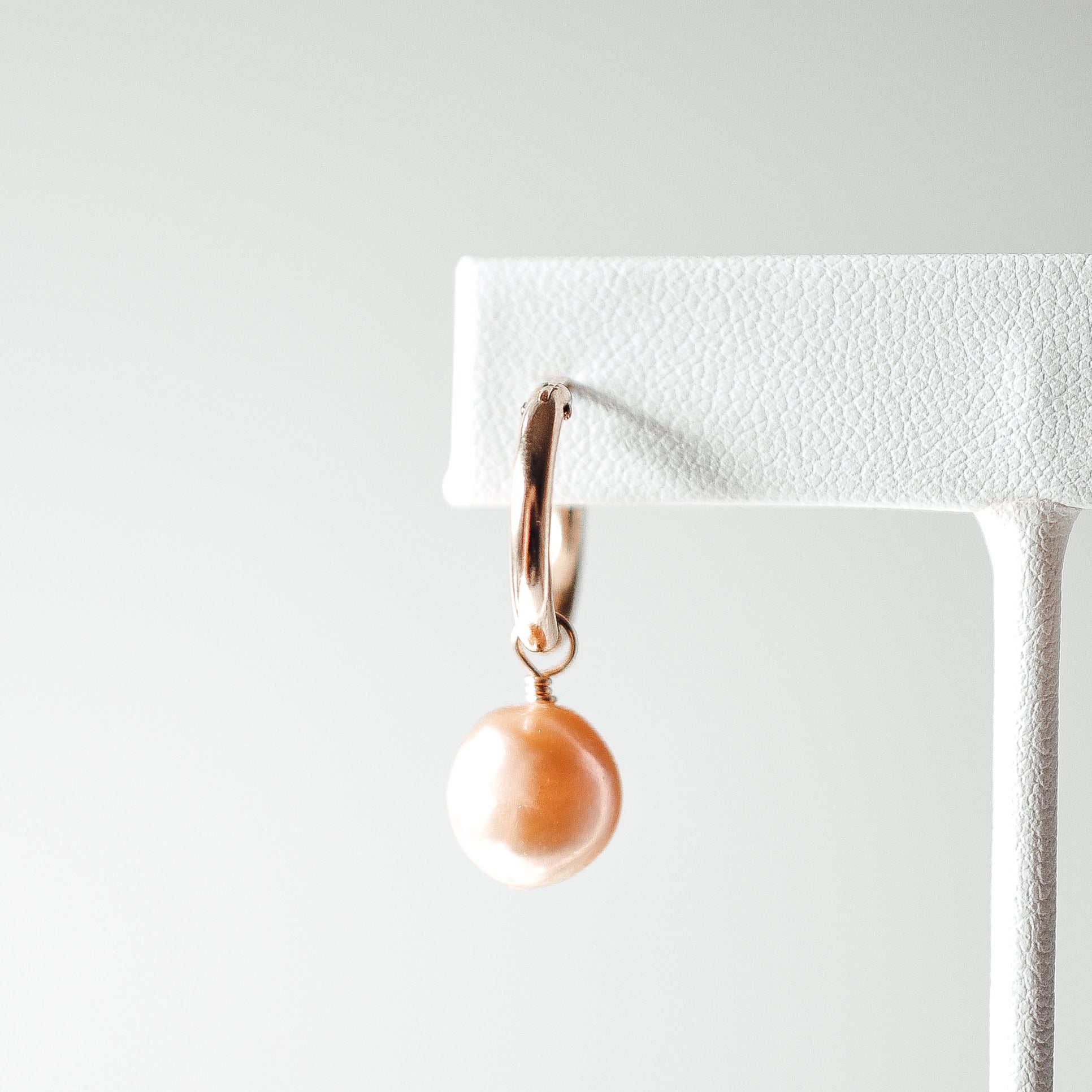 Every Day Pearl Hoops - Quad Espresso Jewelry