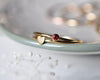 Four Birthstones Ring Stack - Quad Espresso Jewelry