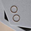 Seamless Hoops - Quad Espresso Jewelry