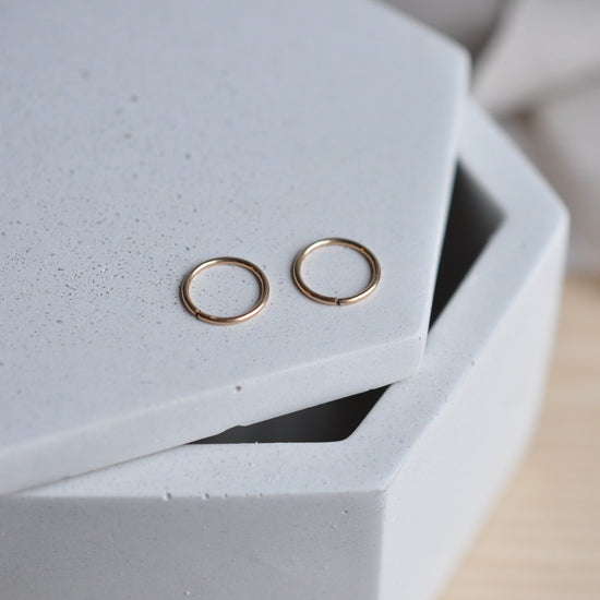 Seamless Hoops - Quad Espresso Jewelry