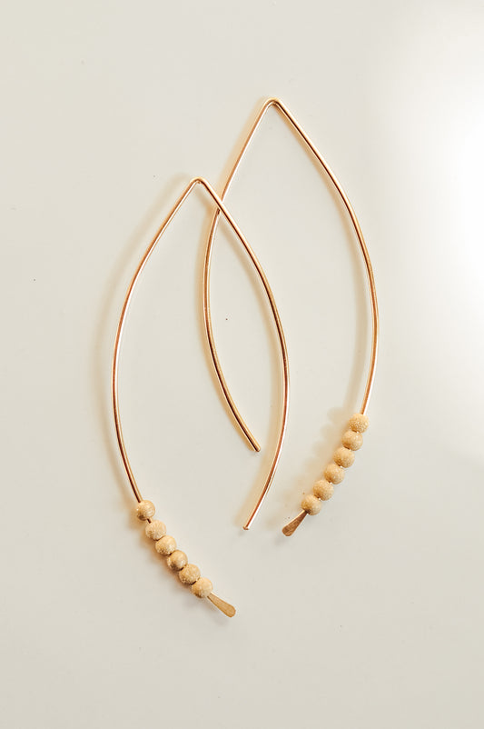 Sparkle Beaded Waves - Quad Espresso Jewelry