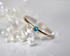 Four Birthstones Ring Stack - Quad Espresso Jewelry