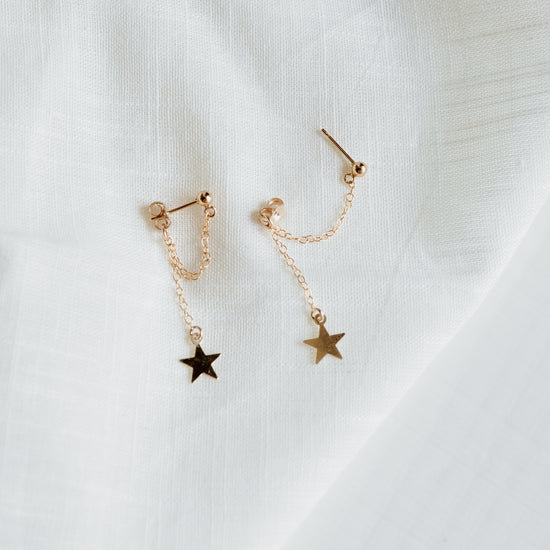 Star Loop Earrings - Quad Espresso Jewelry