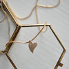 Heart Disc Neklace - Quad Espresso Jewelry