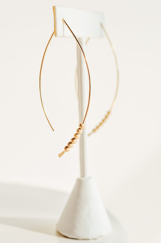 Sparkle Beaded Waves - Quad Espresso Jewelry