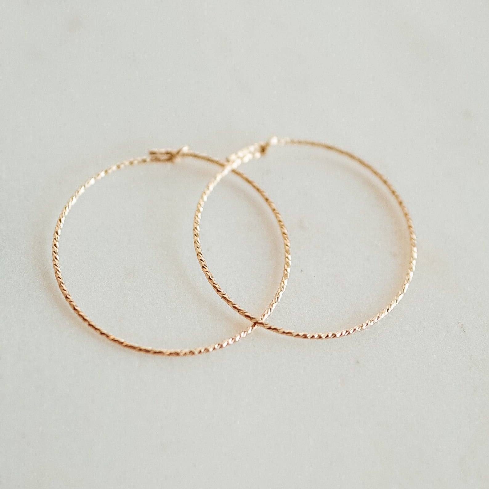 Sparkle Hoops 1" - Quad Espresso Jewelry