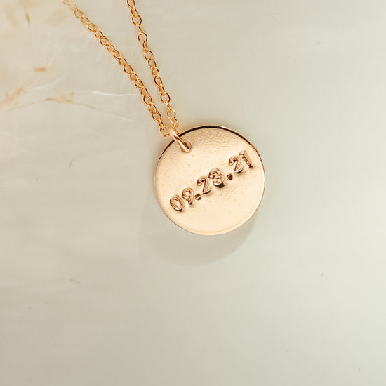 Date Necklace - Quad Espresso Jewelry