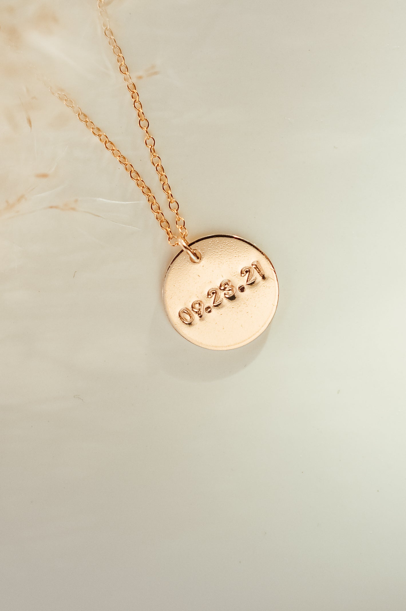 Date Necklace - Quad Espresso Jewelry