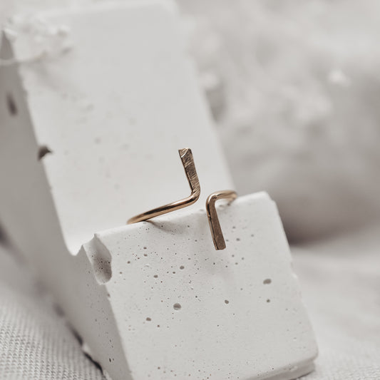 North South Ring - Quad Espresso Jewelry