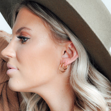 Weekend Hoops - Quad Espresso Jewelry