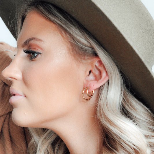 Weekend Hoops - Quad Espresso Jewelry