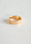 Flower Texture Band Ring - Quad Espresso Jewelry
