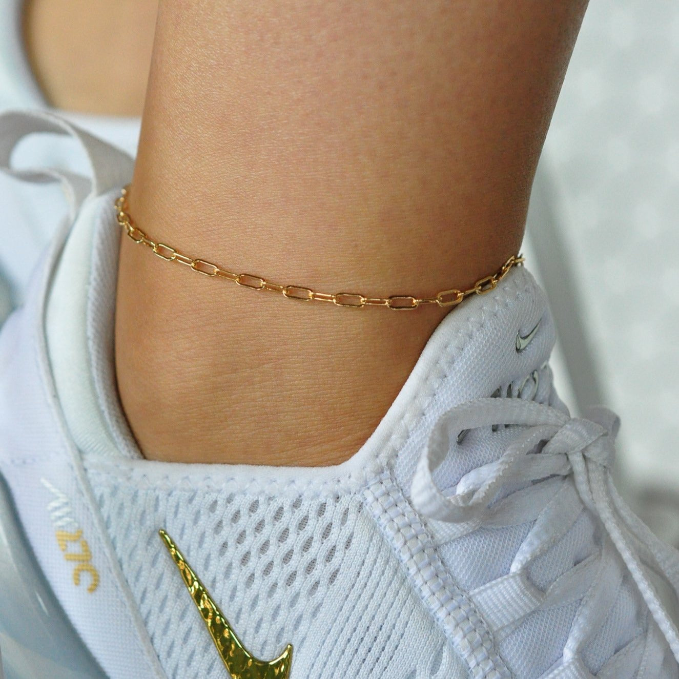 Medium Lilah Anklet - Quad Espresso Jewelry