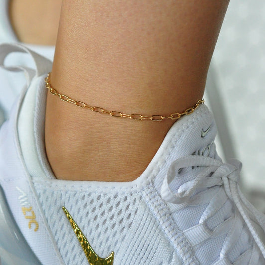 Medium Lilah Anklet - Quad Espresso Jewelry