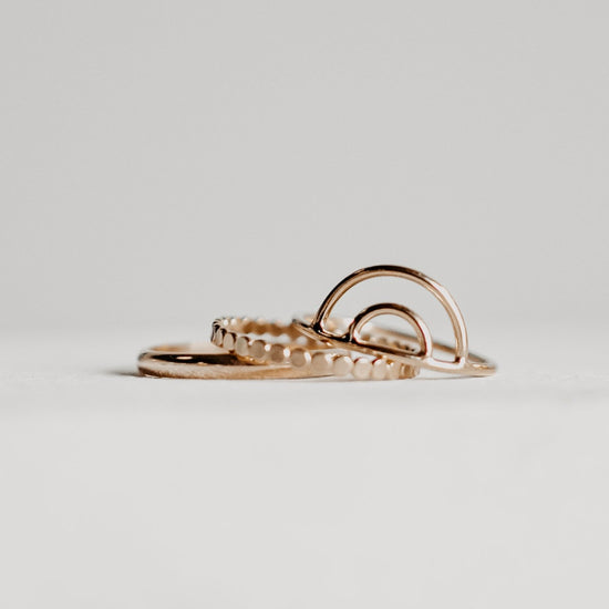 Rainbow Ring - Quad Espresso Jewelry