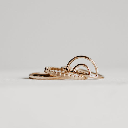 Rainbow Ring - Quad Espresso Jewelry