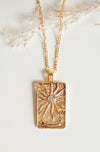 Sun Tarot Charm Necklace - Quad Espresso Jewelry
