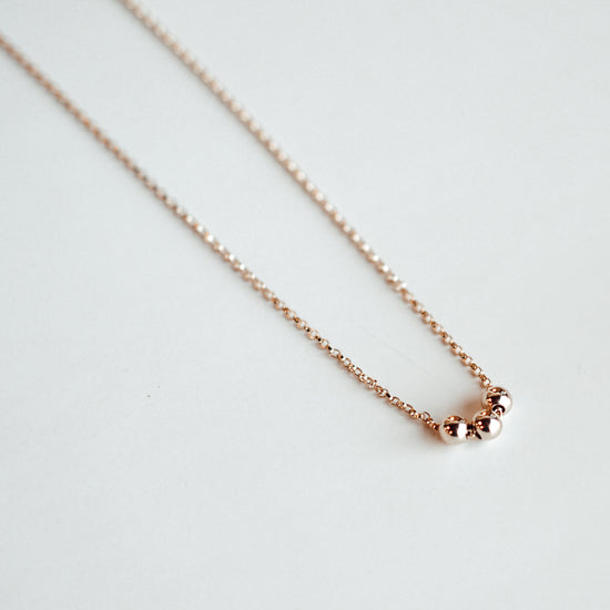 Sphere Necklace - Quad Espresso Jewelry
