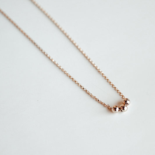 Sphere Necklace - Quad Espresso Jewelry
