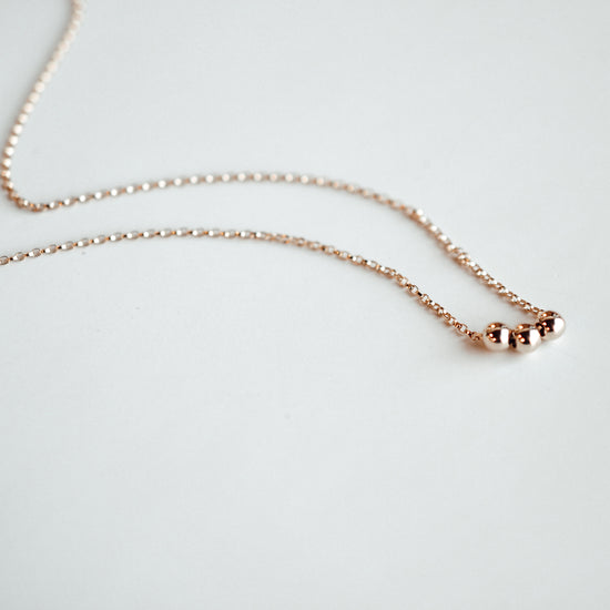 Sphere Necklace - Quad Espresso Jewelry