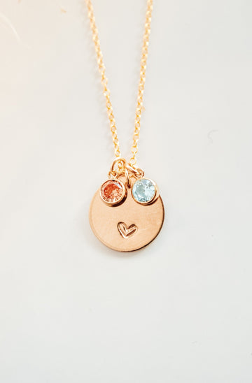 Love Disc Necklace - Quad Espresso Jewelry