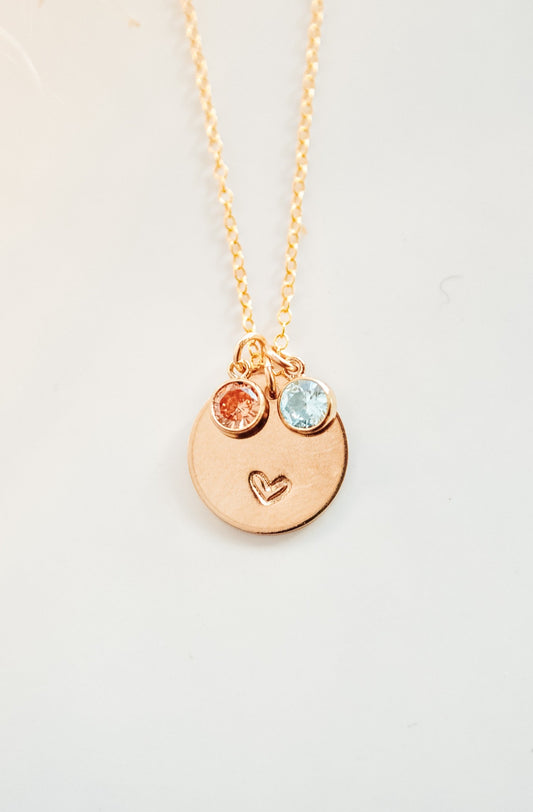 Love Disc Necklace