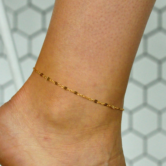 Lacie Anklet - Quad Espresso Jewelry