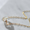Herkimer Diamond Necklace - Quad Espresso Jewelry
