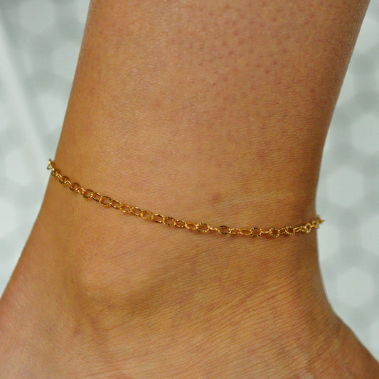 Penny Anklet - Quad Espresso Jewelry