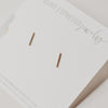 Bar Studs - Quad Espresso Jewelry