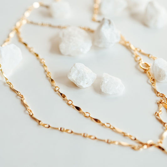 June Chain - Quad Espresso Jewelry
