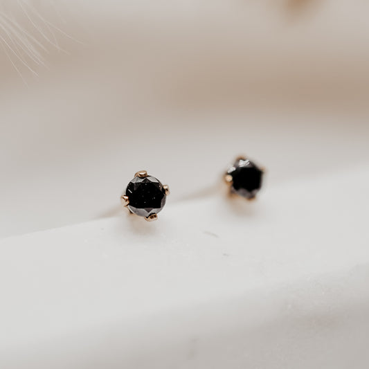 Every Day Black Studs - Quad Espresso Jewelry