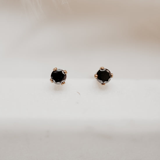 Every Day Black Studs - Quad Espresso Jewelry