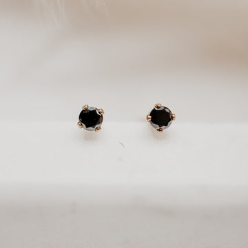 Every Day Black Studs - Quad Espresso Jewelry