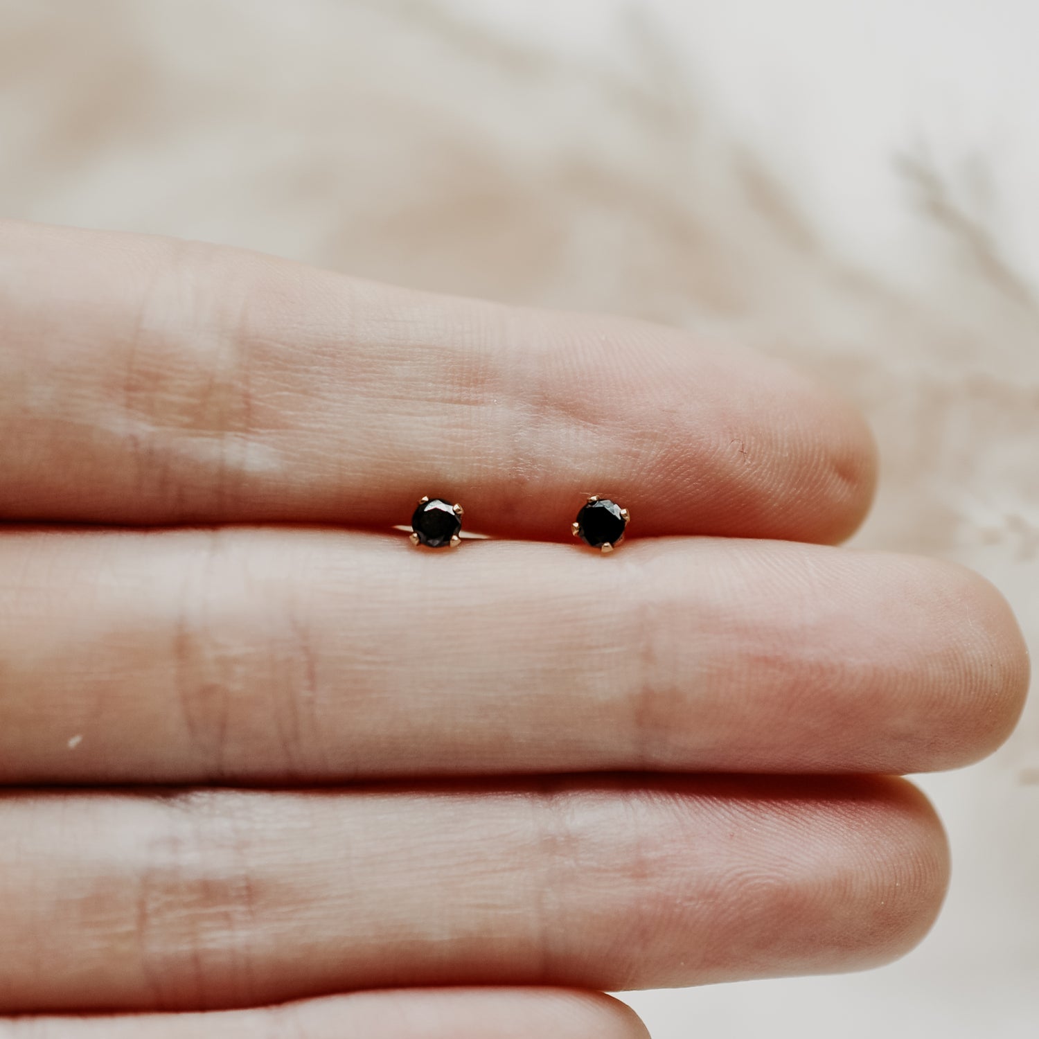 Every Day Black Studs - Quad Espresso Jewelry