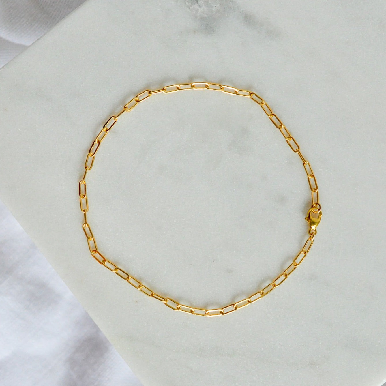 Medium Lilah Anklet - Quad Espresso Jewelry