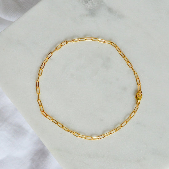Medium Lilah Anklet - Quad Espresso Jewelry