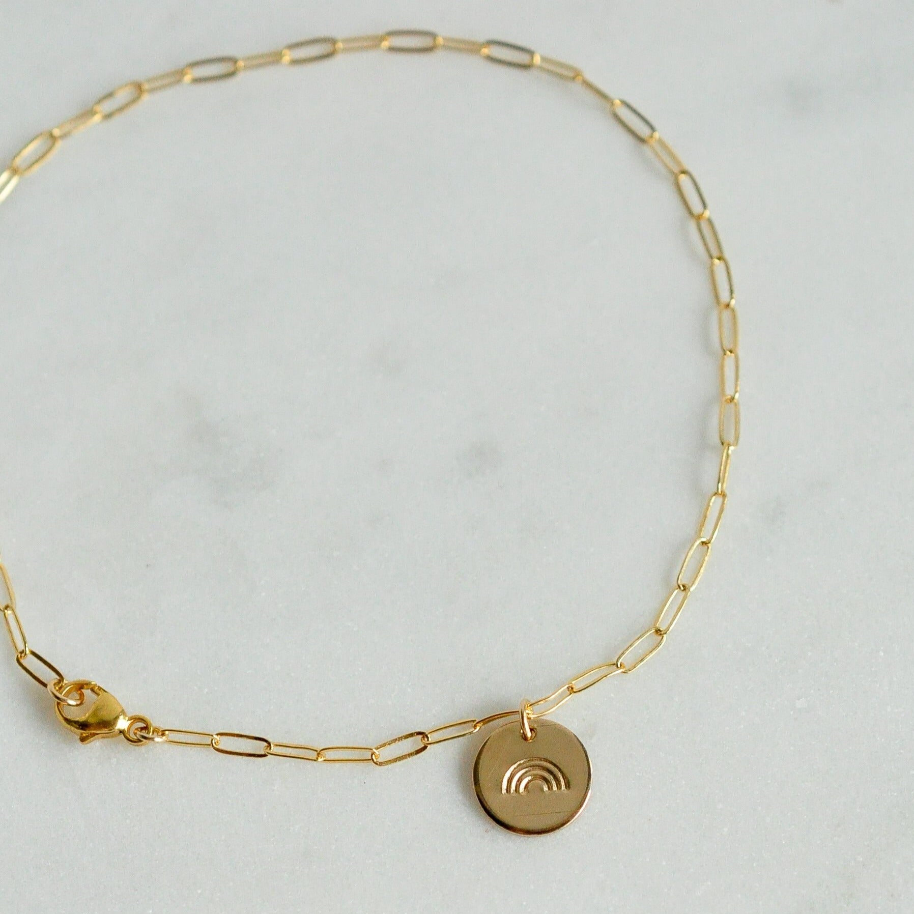 Anklet Disc Add On - Quad Espresso Jewelry